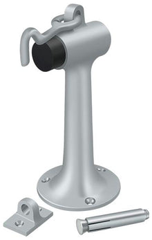 Deltana DSF630U26D Floor Mount, 6" Bumper with Hook and Eye, Heavy Duty, Satin Chrome Finish.