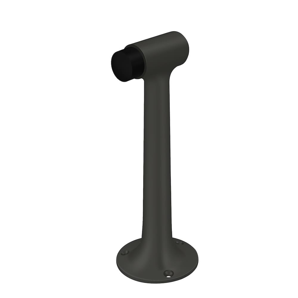 Deltana DSF800U19 8" Floor Mount Heavy Duty Bumper Black Finish.