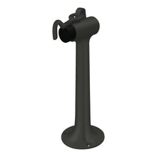 Deltana DSF830U19 Floor Mount; 8" Bumper with Hook and Eye; Heavy Duty Black Finish.