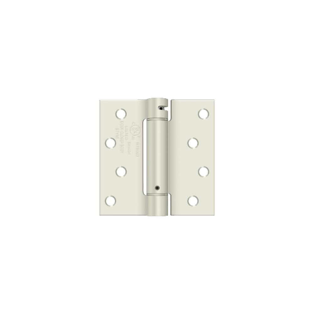 Deltana DSH44USPW 4" x 4" Spring Hinge White Finish.