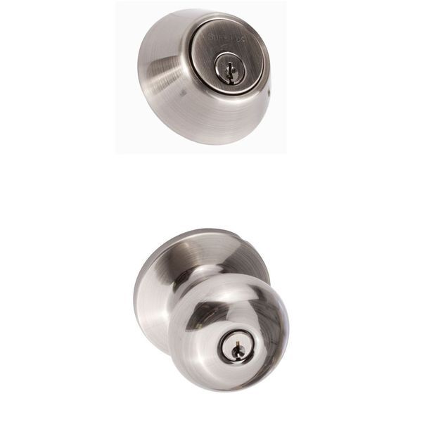 Sure-Loc DU107/DB201 Durango Keyed Entry Knob and Deadbolt.