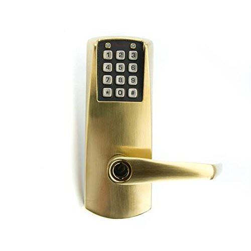Kaba Simplex E2031 Eplex Cylindrical Electronic Pushbutton Lock.