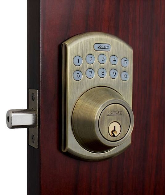 Lockey E915 Electronic Keypad Deadbolt with Remote Control