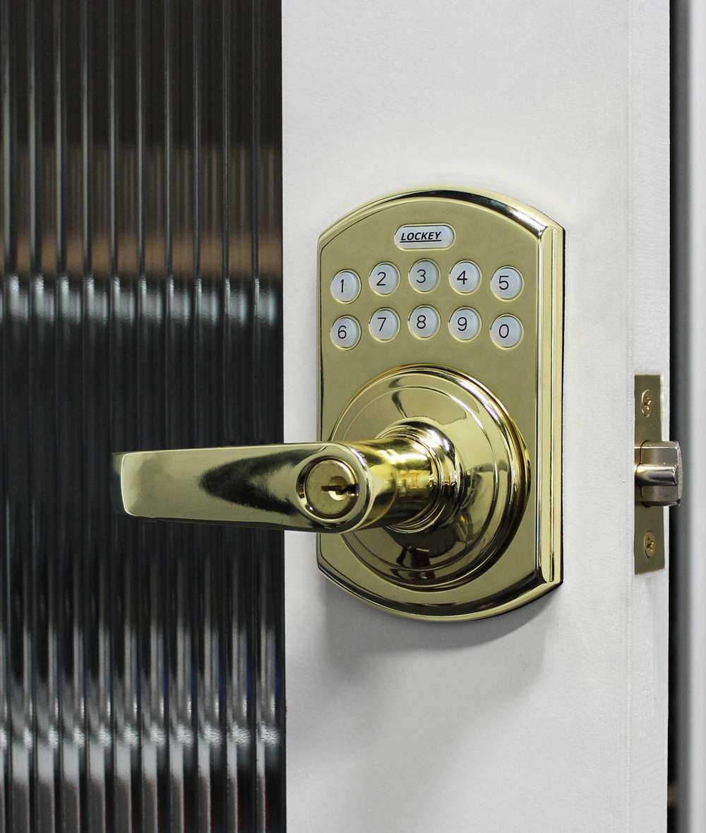 Lockey E995 Electronic Keypad Lever Lock with Remote Control