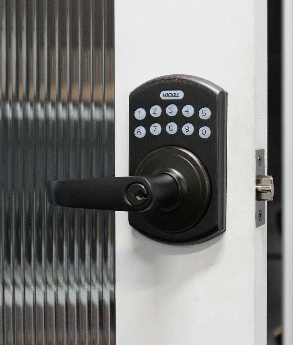 Lockey E995 Electronic Keypad Lever Lock with Remote Control