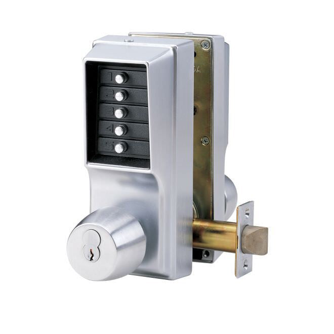 Kaba Simplex EE1021SEE102126D Back to Back Pushbutton Lock Cylindrical Knob