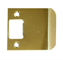 Don-Jo EL125605 2-1/4" Full Lip Strike with 2-1/2" Extended Lip Bright Brass Finish.