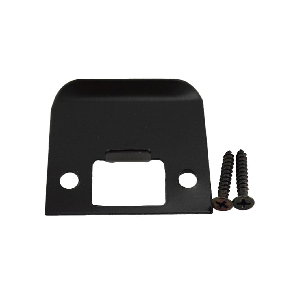 Don-Jo EL175622 2-1/4" Full Lip Strike with 1-3/4" Extended Lip Black Finish.