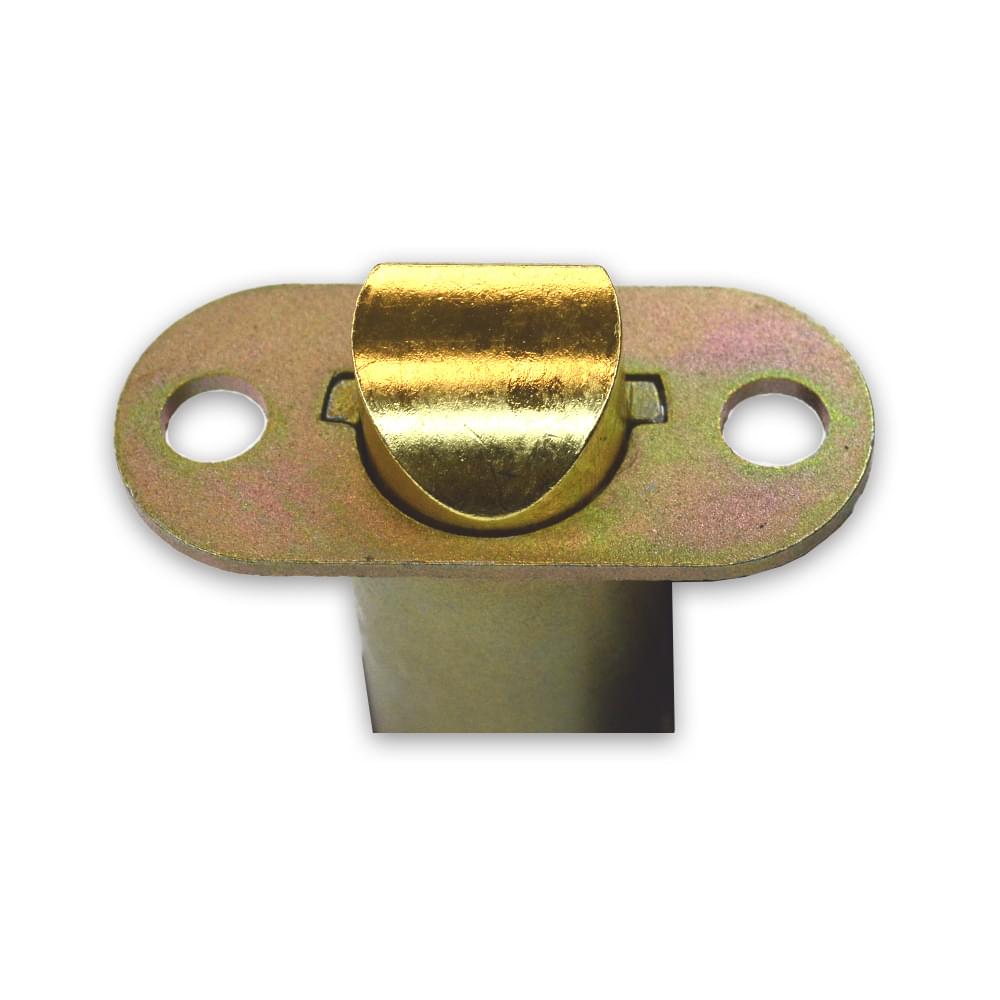 Emtek LC4-PRV28B237-B 28 Degree Gold Privacy Latch 2-3/8" Backset Less Faceplate.