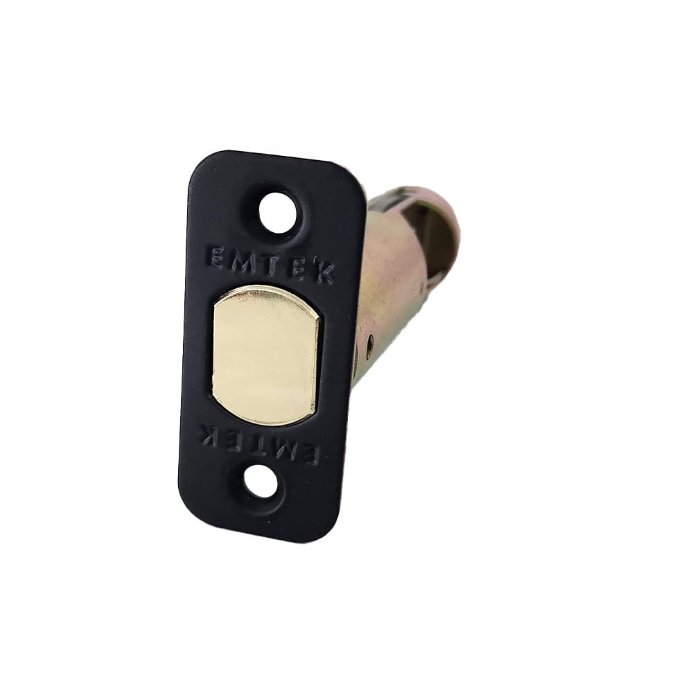 Emtek LC4-DBLCH275R- Radius Deadbolt Latch 2-3/4" Backset Oil Rubbed Bronze Finish.