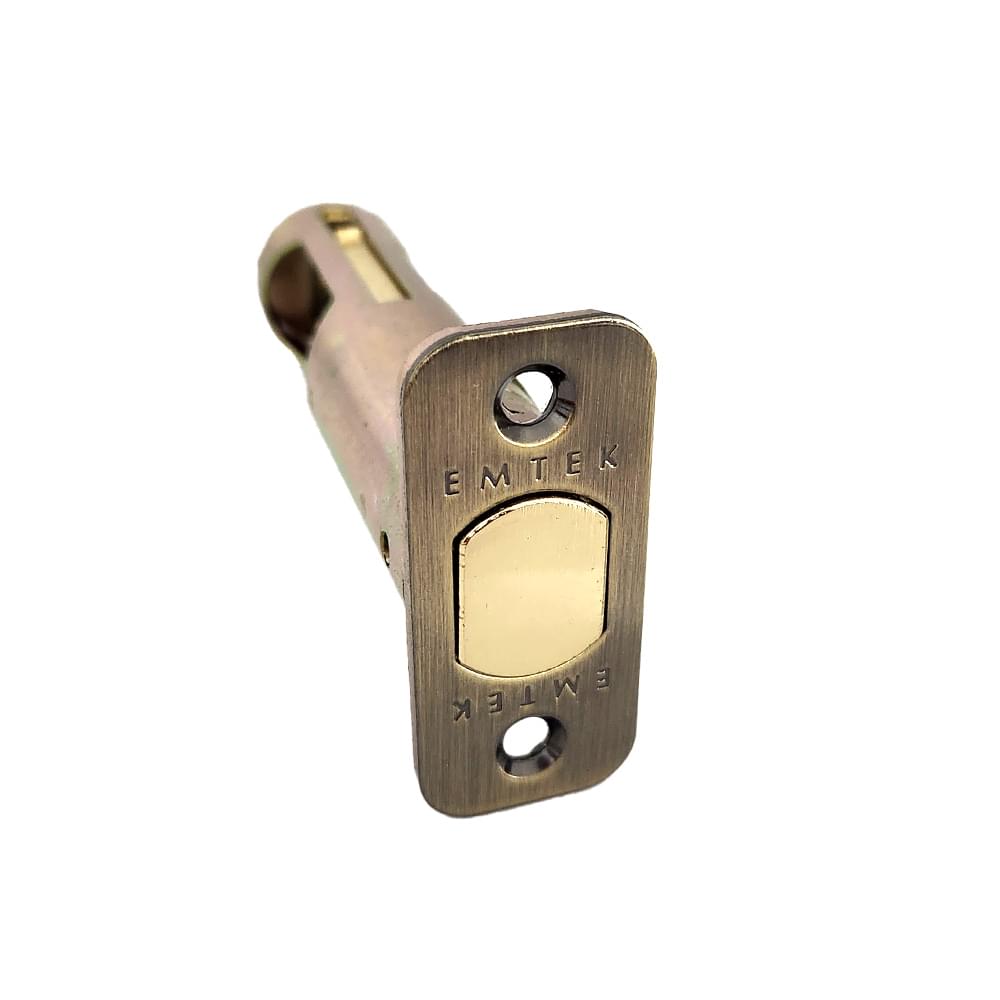 Emtek LC4-DBLCH275R- Radius Deadbolt Latch 2-3/4" Backset Oil Rubbed Bronze Finish.