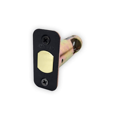 Emtek LC4-DBLCH237R- Radius Deadbolt Latch 2-3/8" Backset Oil Rubbed Bronze Finish.