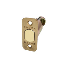 Emtek LC4-DBLCH237R-US4 Radius Deadbolt Latch 2-3/8" Backset Satin Brass Finish.