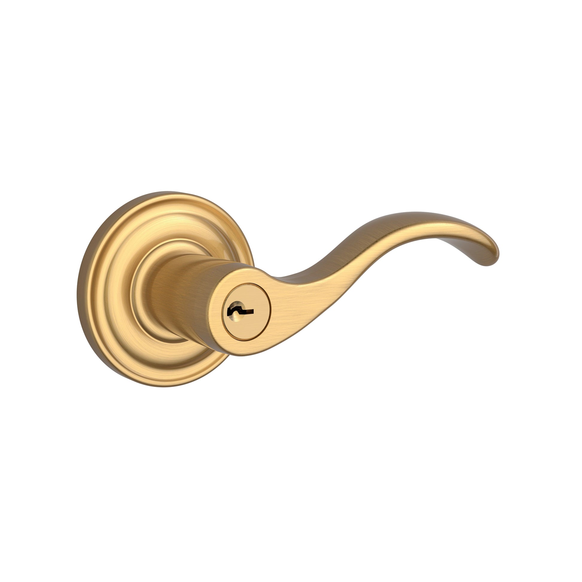 Baldwin ENCURTRR Curve Keyed Entry Single Cylinder Door Lever