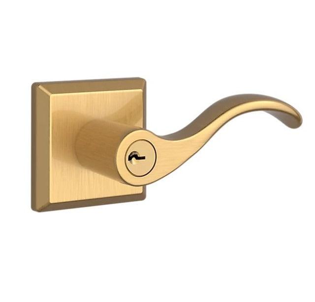 Baldwin ENCURTSR Curve Keyed Entry Single Cylinder Door Lever