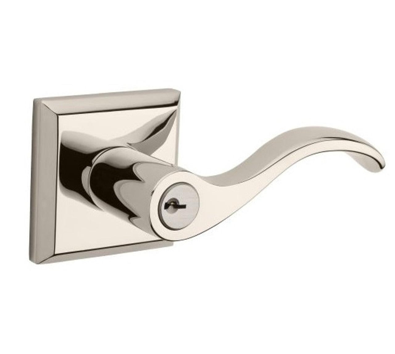 Baldwin ENCURTSR Curve Keyed Entry Single Cylinder Door Lever