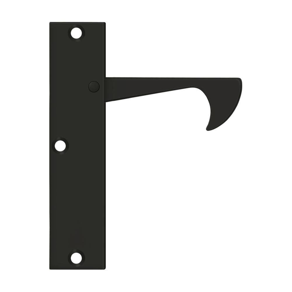 Deltana EPT425U19 Edge Pulls-Thin; 4-1/4" Black Finish.