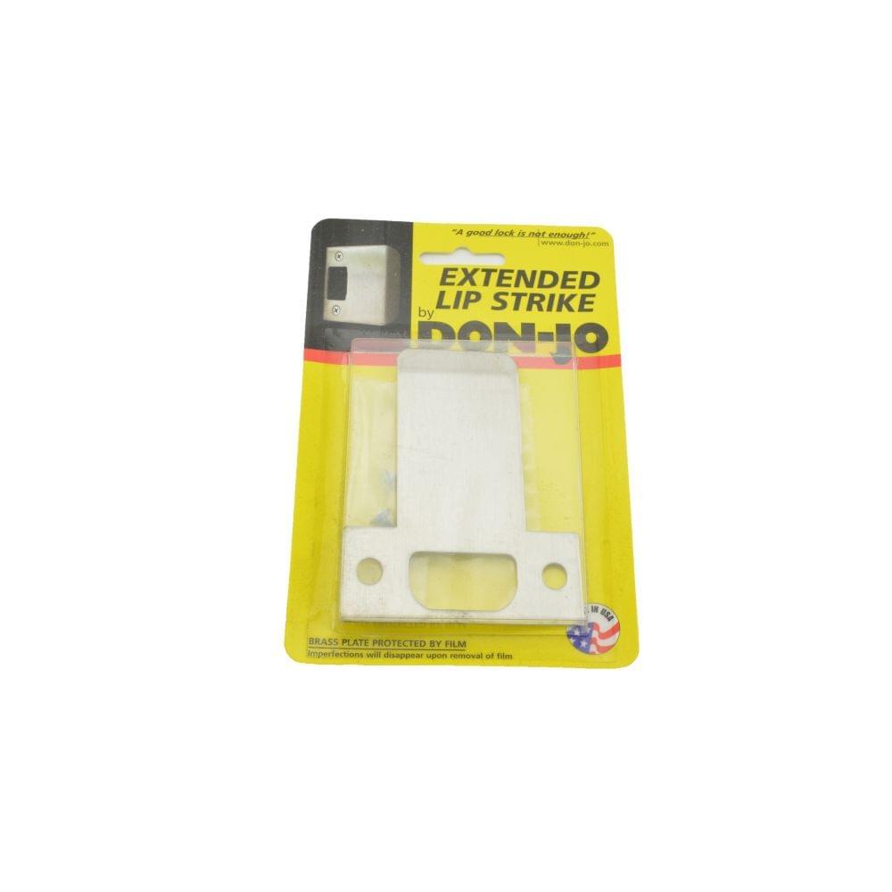 Don-Jo ETS103630 2-3/4" T Strike with 3" Extended Lip Satin Stainless Steel Finish.