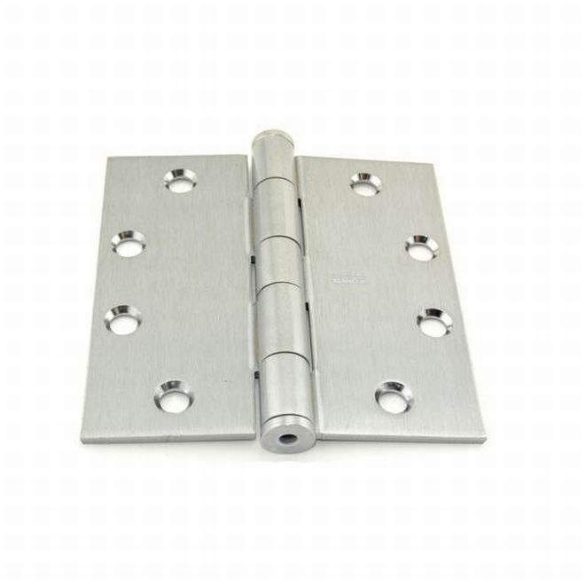 Stanley F17941226D 4-1/2" x 4-1/2" Square Corner Standard Door Hinge Satin Chrome