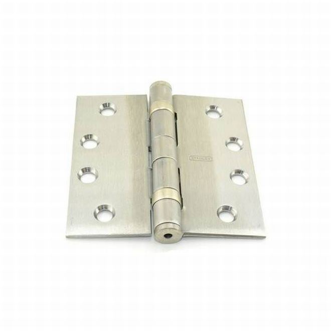 Stanley FBB191432D 4" x 4" Ball Bearing Square Corner Door Hinge