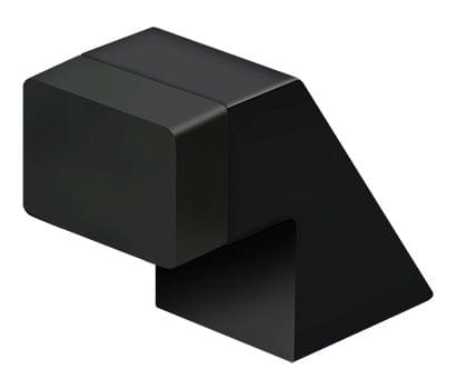 Deltana FDB125U19 1-1/4" Floor Door Bumper Black Finish.