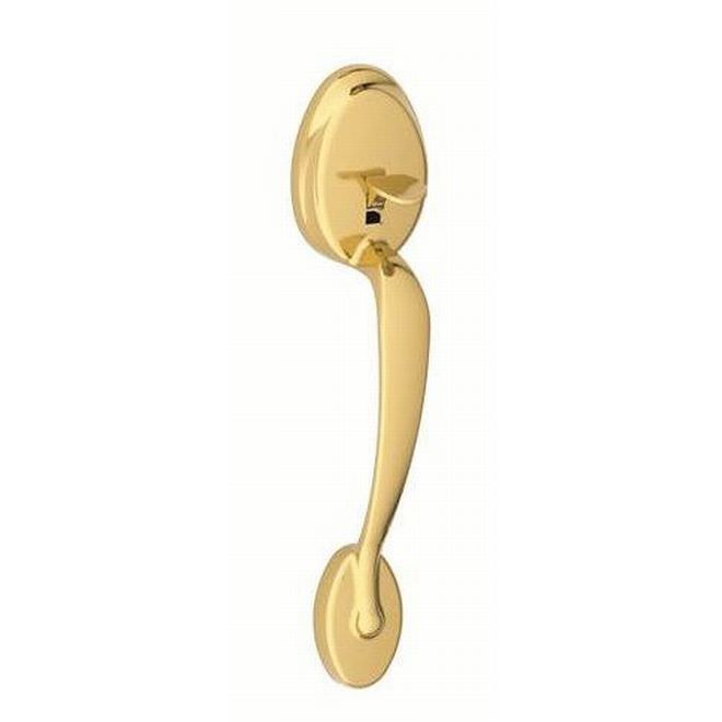 Schlage FE285-PLY-FLA-RH Plymouth Lower Handleset for Electronic Keypad with Flair Interior Right Hand Lever.