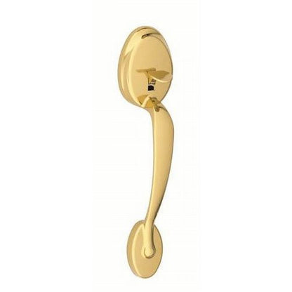 Schlage FE285-PLY-FLA-RH Plymouth Lower Handleset for Electronic Keypad with Flair Interior Right Hand Lever.