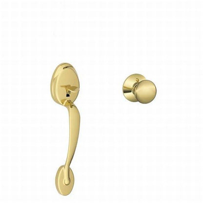 Schlage FE285-PLY-PLY Plymouth Lower Handle Set for Electronic Keypad with Plymouth Interior Knob.
