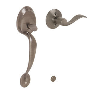 Schlage FE285-PLY-ACC-LH Left Hand Plymouth Keyed Entry Handle Set with an Accent Lever