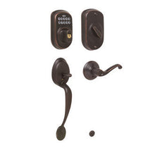 Schlage FE365-PLY-FLA-LH Plymouth Left Hand Electronic Handleset.