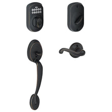 Schlage FE365-PLY-FLA-RH Plymouth Right Hand Electronic Handleset.