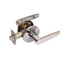 Pamex FLG203 Olympic Lever with Round Rose Passage Lockset Grade 3 Bright Chrome Finish.