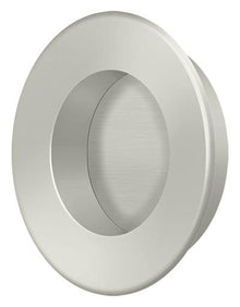 Deltana FP178U15 1-7/8" Round Flush Pull Satin Nickel Finish.