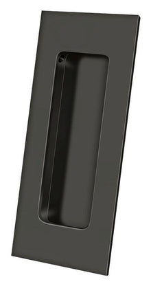 Deltana FP40U10B 4" x 1-7/8" Heavy Duty Rectangular Flush Pull Oil Rubbed Bronze Finish.