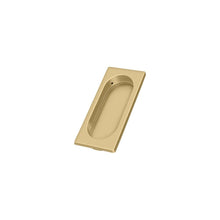 Deltana FP4134U4 Flush Pull; Large; 4" x 1-5/8" x 3/8"; Brushed Brass Finish.