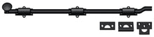 Deltana FPG1819 18" Surface Bolt with Offset; Heavy Duty; Black Finish.