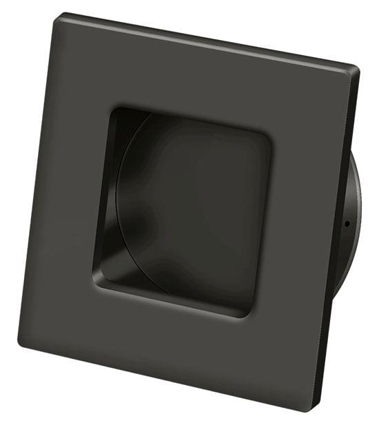 Deltana FPS234U10B 2-3/4" Square Heavy Duty Flush Pull Oil Rubbed Bronze Finish.