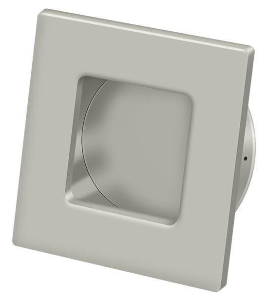 Deltana FPS234U15 2-3/4" Square Heavy Duty Flush Pull Satin Nickel Finish.