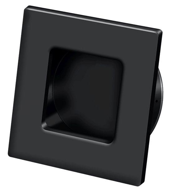 Deltana FPS234U19 2-3/4" Square Heavy Duty Flush Pull Black Finish.