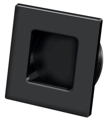 Deltana FPS234U19 2-3/4" Square Heavy Duty Flush Pull Black Finish.