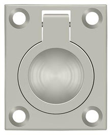 Deltana FRP175U15 Flush Ring Pull; 1-3/4" x 1-3/8"; Satin Nickel Finish.