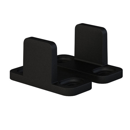 Orca Hardware FT-ADJGD-BL Barn Door-Flat Track Adjustable Metal Guide