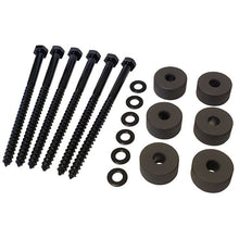 Orca Hardware FT-WASHER-14 Barn Door-Flat Track Spacer Extender and Lag (6 Piece Set)