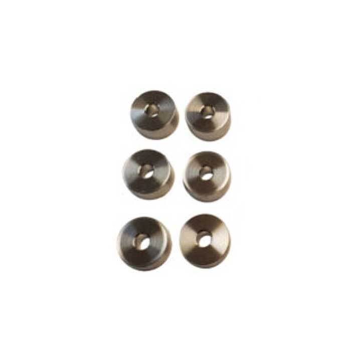 Orca Hardware FT-WASHER-6 Barn Door-Flat Track Spacer Extender (6 Piece Set)