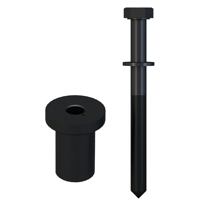 Orca Hardware FTSK-SPACER-BL Barn Door-Flat Track Spoke Wheel Hanger Spacer