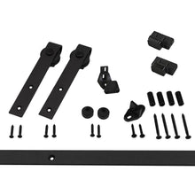 Orca Hardware FTST-MINI-5 5' Barn Door Flat Track Kit with Standard Drop Hangers.