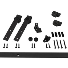 Orca Hardware FTST-MINI-5 5' Barn Door Flat Track Kit with Standard Drop Hangers