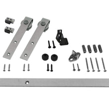 Orca Hardware FTST-MINI-5 5' Barn Door Flat Track Kit with Standard Drop Hangers