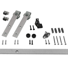 Orca Hardware FTST-MINI-5 5' Barn Door Flat Track Kit with Standard Drop Hangers.