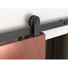 Orca Hardware FTTM-8C 8' Barn Door-Flat Track Kit With Top Mount Hangers